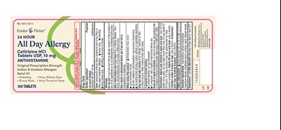 Bottle Label (F T Cetirizine 10 mg 300ct Bottle)